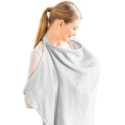 Cape d'allaitement - BreastfeedingCover™ - Gris - mamanvoila