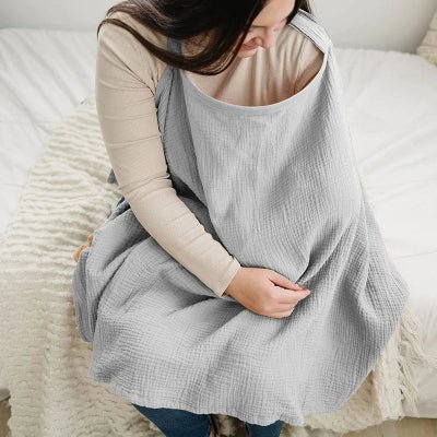 Cape d'allaitement - BreastfeedingCover™ - Gris - mamanvoila